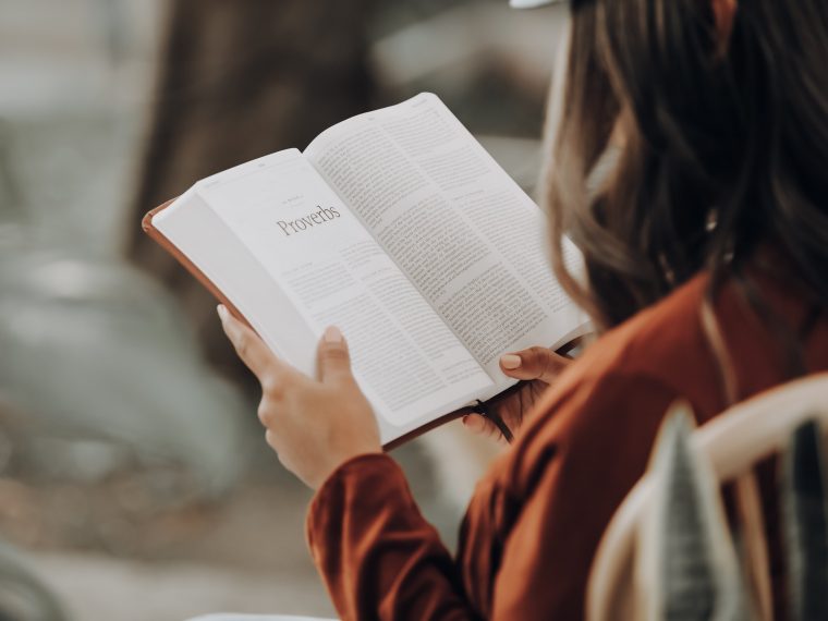 A women reading bible : Top 10 great women of the bible